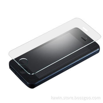 0.3mm 2.5D 9H tempered glass screen guard for iPhone 5/5C/5S, Japan glass